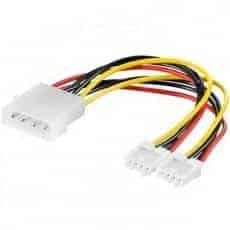 CABLU-ALIMENTARE-CLEANPC-ZALAU-MOLEX-LA-2-X-FLOPPY-4-PINI-T-M